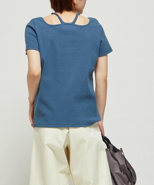 CONVERSE TOKYO(コンバーストウキョウ)の「HALTER NECK RIB TOP(Tシャツ/カットソー・レディース・ブラック/ブルー/グレー/ホワイト・FREE)」の20枚目の写真