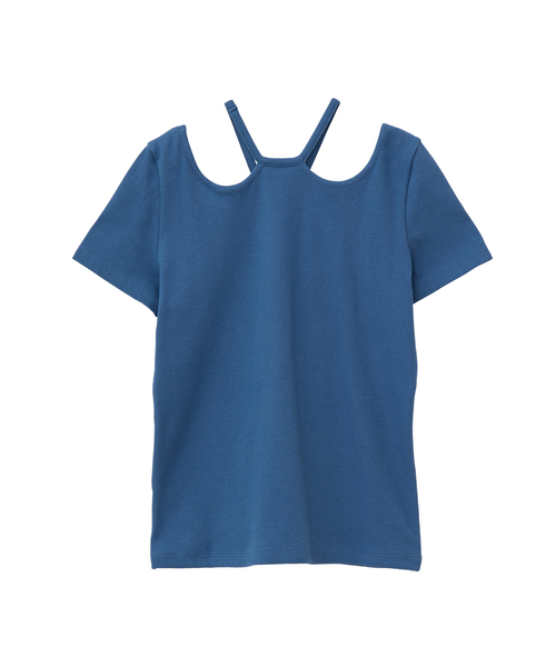 CONVERSE TOKYO(コンバーストウキョウ)の「HALTER NECK RIB TOP(Tシャツ/カットソー・レディース・ブラック/ブルー/グレー/ホワイト・FREE)」の17枚目の写真