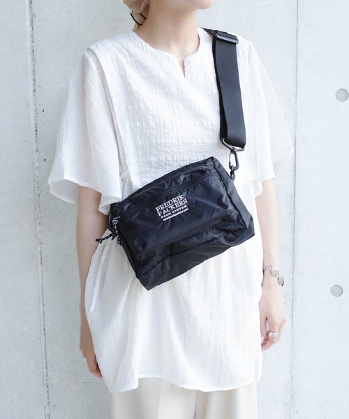 FREDRIK PACKERS(フレドリックパッカーズ)の「【FREDRIK PACKERS】210D ACCORD SHOULDER BAG <M> 210デニール アコード ショルダーバッグ Mサイズ(ショルダーバッグ・レディース・ブラック/ベージュ・MEDIUM)」の18枚目の写真