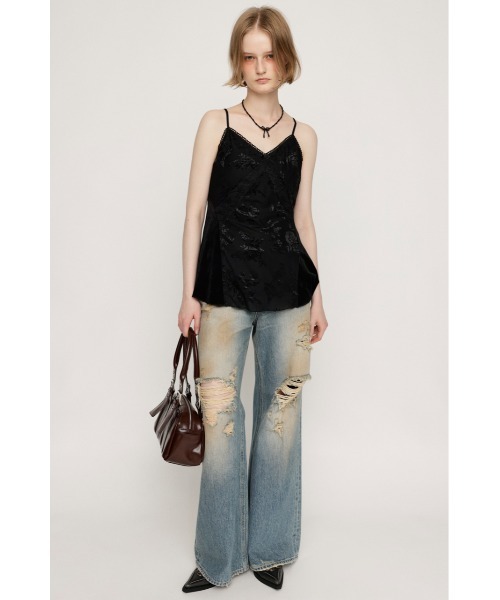 パンツ SLY DAMAGE J/W FLARE PT-C 再入荷】DAMAGE J/W FLARE PT-C ダメージ ジャストウエスト