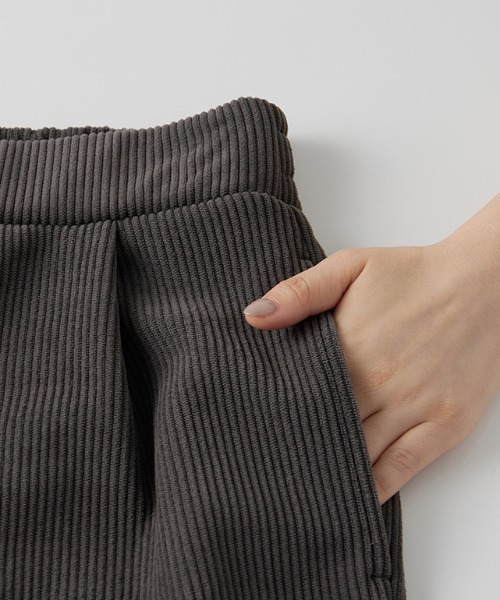 RANAN(ラナン)の「【S-LL展開】裏起毛ニットコールフレアパンツ(その他パンツ・レディース・グレイッシュベージュ/ブラック/アイボリー/グレー/ベージュ・S/M/L/LL)」の11枚目の写真