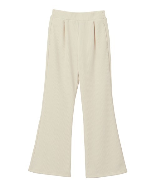 RANAN(ラナン)の「【S-LL展開】裏起毛ニットコールフレアパンツ(その他パンツ・レディース・グレイッシュベージュ/ブラック/アイボリー/グレー/ベージュ・S/M/L/LL)」の6枚目の写真