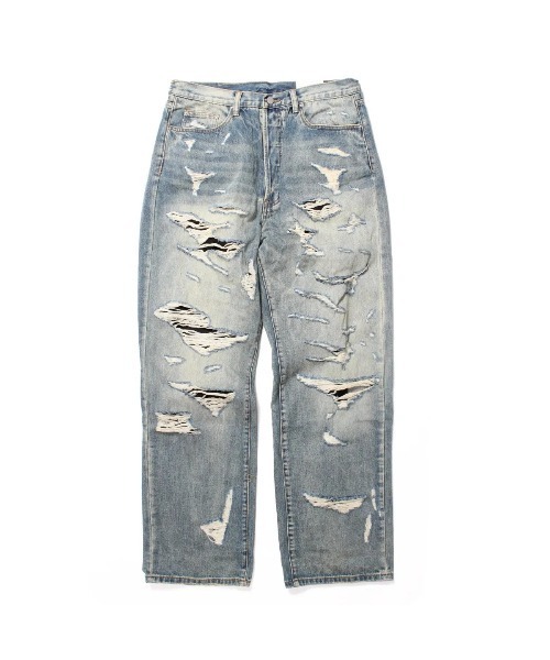 mnml（ミニマル）の「【mnml】ULTRA BAGGY DISTRESSED DENIM [I]（デニムパンツ・メンズ・ブルー/ブラック・30/28/34/32/36/29/38）」の22枚目の写真