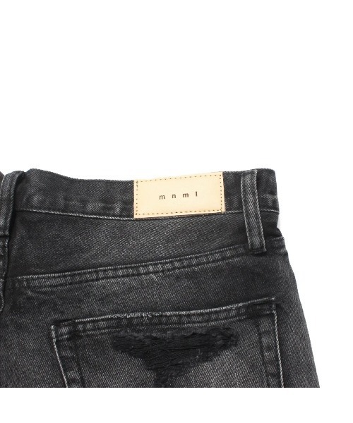 mnml（ミニマル）の「【mnml】ULTRA BAGGY DISTRESSED DENIM [I]（デニムパンツ・メンズ・ブルー/ブラック・30/28/34/32/36/29/38）」の6枚目の写真