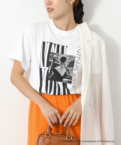 新品・タグ付き【GOOD ROCK SPEED】別注 フォトTシャツ SHIPS別注】GOOD ROCK SPEED: LIFE アクトレス フォト Tシャツ