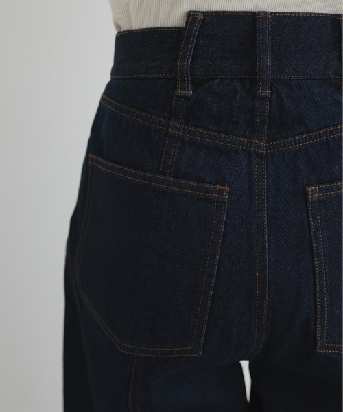 hellam（へラム）の「パネルデザインデニムパンツ（デニムパンツ・レディース・ブラック/ブルー/インディゴブルー・MEDIUM/SMALL）」の10枚目の写真