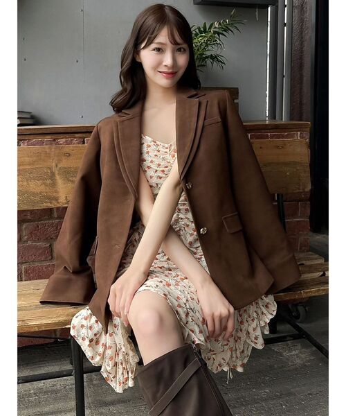 セール】ダブルカラーテーラージャケット（テーラードジャケット