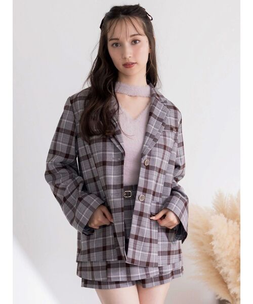 dazzlin ダブルカラーテーラードジャケット ダブルカラーテーラージャケット（テーラードジャケット）｜dazzlin