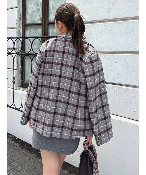 ダブルカラーテーラージャケット（テーラードジャケット）｜dazzlin