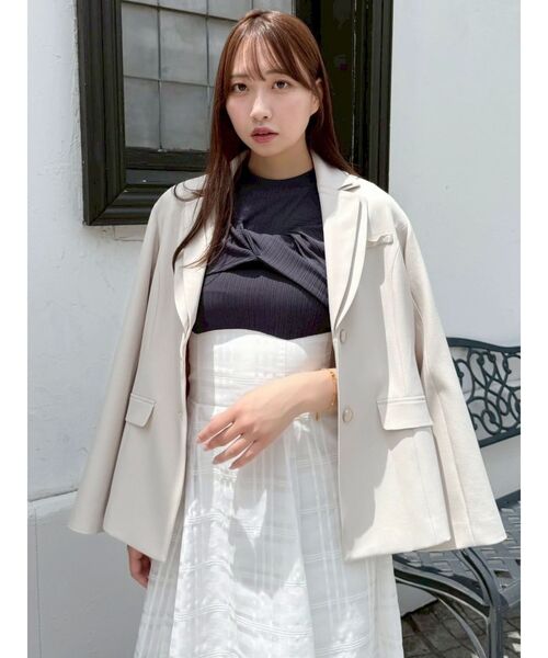 【新品】テーラードジャケット ダブルジャケット ホワイト XL テーラードジャケット | WHITE JOOLA ONLINE