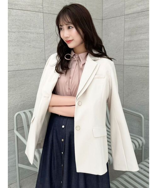 ダブルカラーテーラージャケット（テーラードジャケット）｜dazzlin