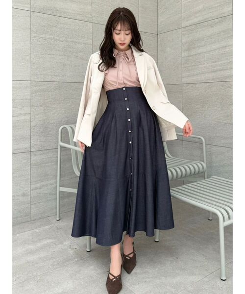 dazzlin（ダズリン）の「ダブルカラーテーラージャケット（テーラードジャケット・レディース・ブラウン/アイボリー/チャコールグレー/その他1・FREE）」の11枚目の写真