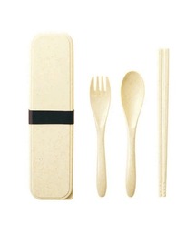 BACKYARD FAMILY（バックヤードファミリー）の「カトラリー3点セット バンブーファイバー入りタイプ（カトラリー）」