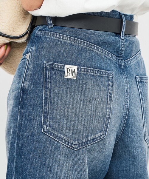 Rie Miller（リエミラー）の「【RM denim】ソフトルーズストレートデニム（デニムパンツ・レディース・インディゴブルー/ブルー系その他7・L/M/S/XS）」の8枚目の写真