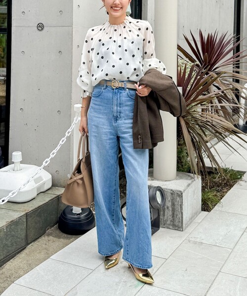 セール】【RM denim】ソフトルーズストレートデニム（デニムパンツ