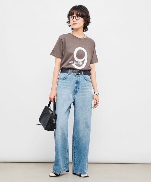 Rie Miller（リエミラー）の「【RM denim】ソフトルーズストレートデニム（デニムパンツ・レディース・インディゴブルー/ブルー系その他7・L/M/S/XS）」の19枚目の写真