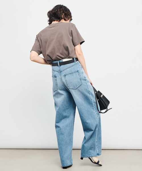 Rie Miller（リエミラー）の「【RM denim】ソフトルーズストレートデニム（デニムパンツ・レディース・インディゴブルー/ブルー系その他7・L/M/S/XS）」の20枚目の写真