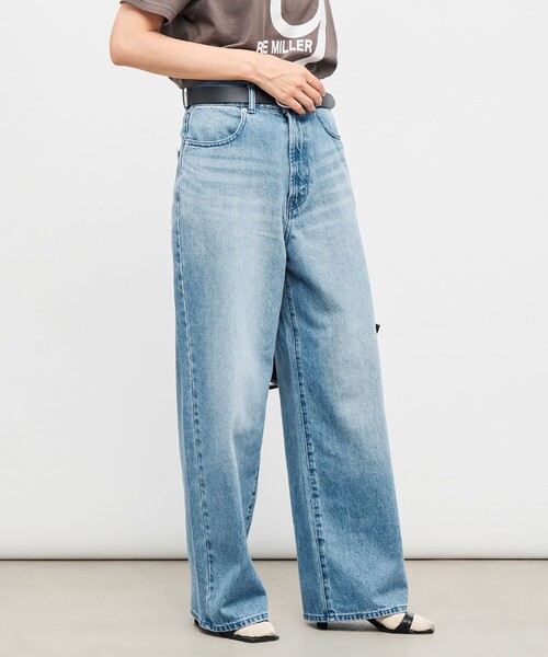 Rie Miller（リエミラー）の「【RM denim】ソフトルーズストレートデニム（デニムパンツ・レディース・インディゴブルー/ブルー系その他7・L/M/S/XS）」の22枚目の写真