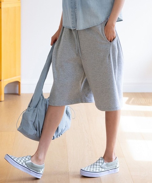 3.3 Field Trip （3.3フィールドトリップ）の「3.3 Field Trip／バミューダスウェットパンツ（スウェットパンツ・レディース・ダークグレー/ライトグレー・FREE）」の8枚目の写真