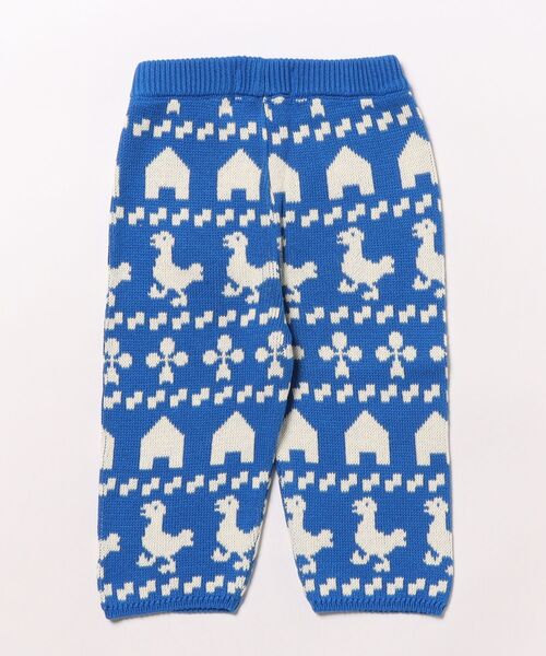 BOBO CHOSES（ボボショーズ）の「Farm all over knitted pants（その他パンツ・キッズ・ブルー・12MONTH/18MONTH/24MONTH/3MONTH/6MONTH/9MONTH）」の5枚目の写真