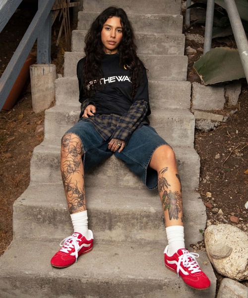 VANS（バンズ）の「スーパーロープロ（スニーカー・レディース・レッド・4/4.5/5/5.5/6/6.5/7.5/8/8.5/9/9.5/10/10.5/11/11.5/7/12）」の3枚目の写真