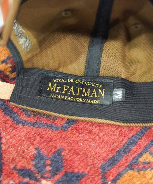 MRFATMAN（ミスターファットマン）の「WAPPEN TWILL CAP（キャップ・メンズ・ブラック/ブルー/イエロー/ワインレッド/ブラウン・M/L）」の7枚目の写真