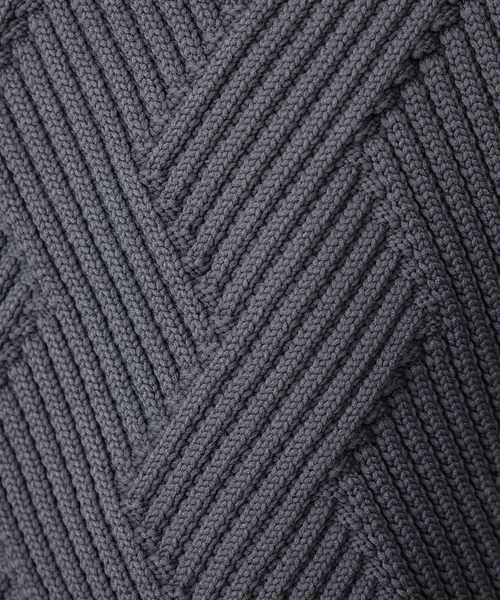 ABAHOUSE GRAY（アバハウスグレイ）の「【ジオメトリック柄 / 軽量】プルオーバーニット（ニット/セーター・メンズ・ホワイト/グレー/モカ/グレイッシュブルー/ネイビー/ブラック・46/48）」の18枚目の写真