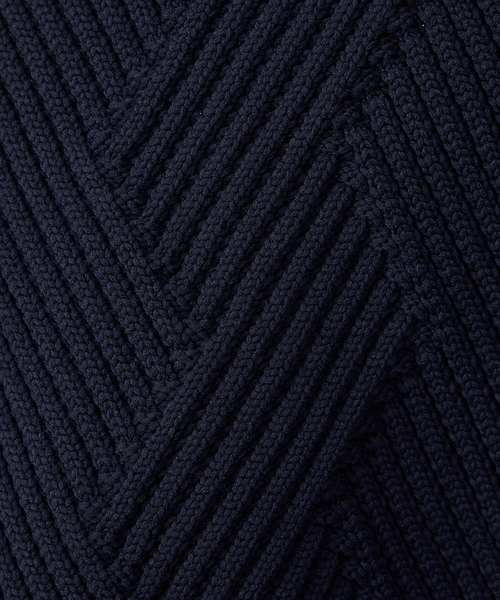 ABAHOUSE GRAY（アバハウスグレイ）の「【ジオメトリック柄 / 軽量】プルオーバーニット（ニット/セーター・メンズ・ホワイト/グレー/モカ/グレイッシュブルー/ネイビー/ブラック・46/48）」の12枚目の写真