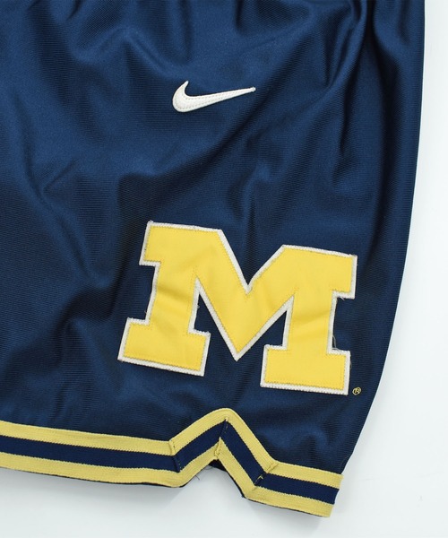 LABORATORY R(ラボラトリーアール)の「【USED】90’s NIKE “Michigan” ゲームショーツ(スウェットパンツ・メンズ・ネイビー・MEDIUM)」の3枚目の写真