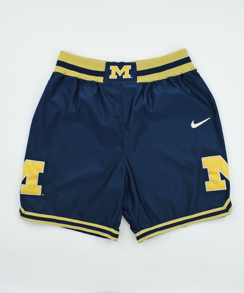 LABORATORY R(ラボラトリーアール)の「【USED】90’s NIKE “Michigan” ゲームショーツ(スウェットパンツ・メンズ・ネイビー・MEDIUM)」の2枚目の写真