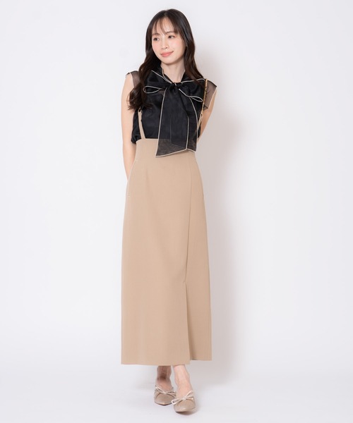 NOELA（ノエラ）の「配色シアーボウタイブラウス（シャツ/ブラウス・レディース・ブラウン/ブラック/オフホワイト・フリー）」の20枚目の写真