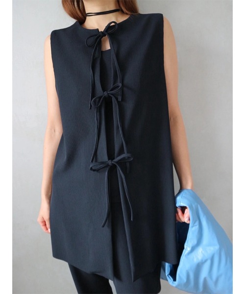 トップス akiki 2way ribbon top akiki 2way ribbon top