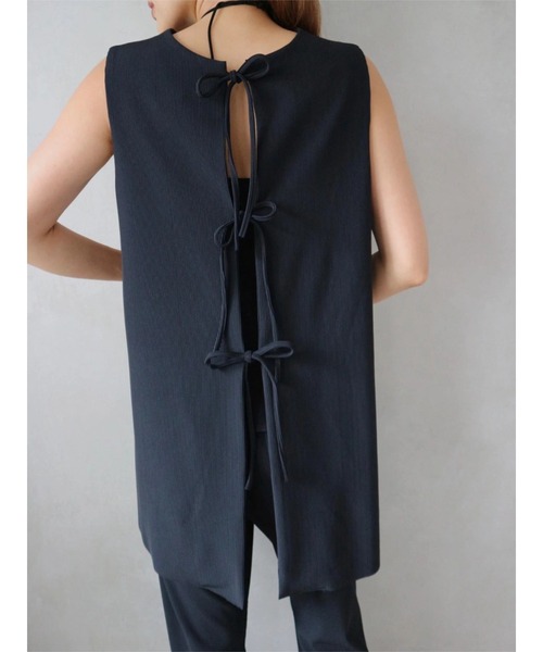 Smooth Rib 2way Ribbon Tops（その他トップス）｜TRUNC 88