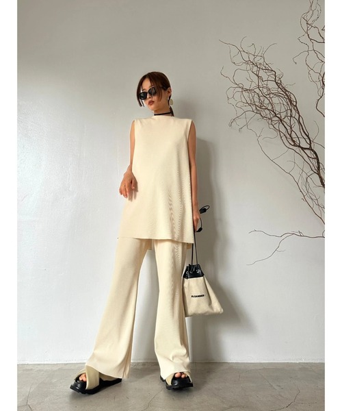 【本日限定価格】Alice check ribbon tops ANDMARY】Alice check ribbon tops