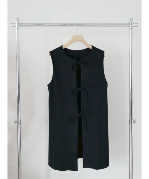 トランク88 Smooth Rib 2way Ribbon Tops Smooth Rib 2way Ribbon Tops / TRUNC 88（トランクエイティー