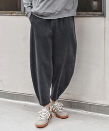 mp13972- Fleece Lining Denim Curve Pants デニムカーブパンツ(CAM25AW-021)