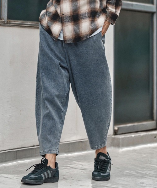 CAMBIO(カンビオ)の「mp13972- Fleece Lining Denim Curve Pants デニムカーブパンツ(CAM25AW-021)(デニムパンツ・メンズ・ブラック/ネイビー/インディゴブルー・L/M/S)」の10枚目の写真