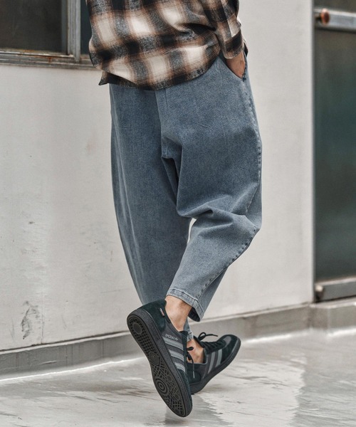 CAMBIO(カンビオ)の「mp13972- Fleece Lining Denim Curve Pants デニムカーブパンツ(CAM25AW-021)(デニムパンツ・メンズ・ブラック/ネイビー/インディゴブルー・L/M/S)」の11枚目の写真
