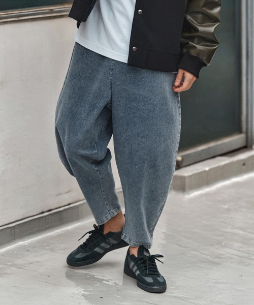 CAMBIO(カンビオ)の「mp13972- Fleece Lining Denim Curve Pants デニムカーブパンツ(CAM25AW-021)(デニムパンツ・メンズ・ブラック/ネイビー/インディゴブルー・L/M/S)」の12枚目の写真