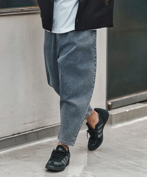 CAMBIO(カンビオ)の「mp13972- Fleece Lining Denim Curve Pants デニムカーブパンツ(CAM25AW-021)(デニムパンツ・メンズ・ブラック/ネイビー/インディゴブルー・L/M/S)」の13枚目の写真