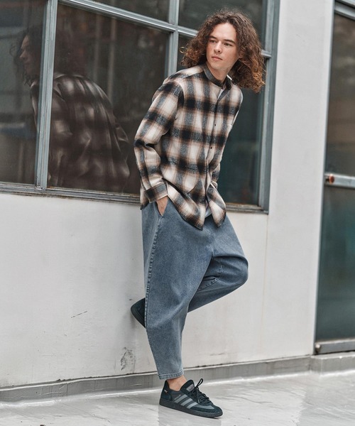 CAMBIO(カンビオ)の「mp13972- Fleece Lining Denim Curve Pants デニムカーブパンツ(CAM25AW-021)(デニムパンツ・メンズ・ブラック/ネイビー/インディゴブルー・L/M/S)」の14枚目の写真