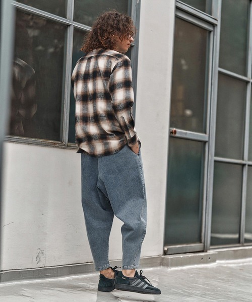 CAMBIO(カンビオ)の「mp13972- Fleece Lining Denim Curve Pants デニムカーブパンツ(CAM25AW-021)(デニムパンツ・メンズ・ブラック/ネイビー/インディゴブルー・L/M/S)」の15枚目の写真