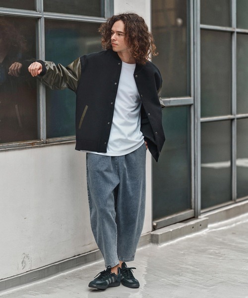 CAMBIO(カンビオ)の「mp13972- Fleece Lining Denim Curve Pants デニムカーブパンツ(CAM25AW-021)(デニムパンツ・メンズ・ブラック/ネイビー/インディゴブルー・L/M/S)」の17枚目の写真