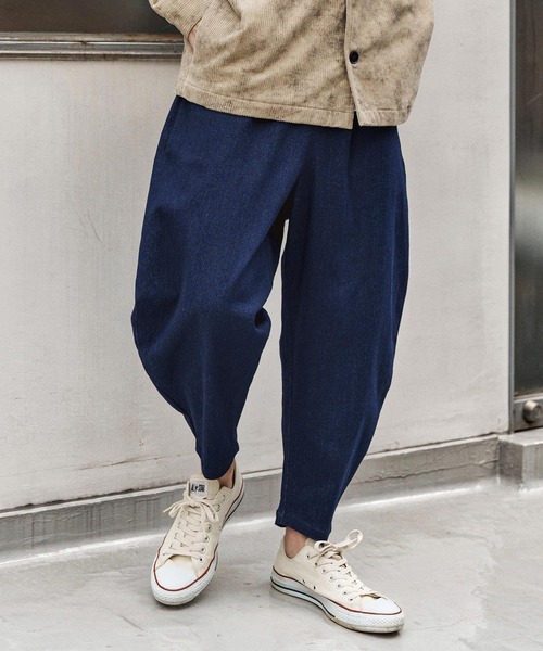 CAMBIO(カンビオ)の「mp13972- Fleece Lining Denim Curve Pants デニムカーブパンツ(CAM25AW-021)(デニムパンツ・メンズ・ブラック/ネイビー/インディゴブルー・L/M/S)」の18枚目の写真