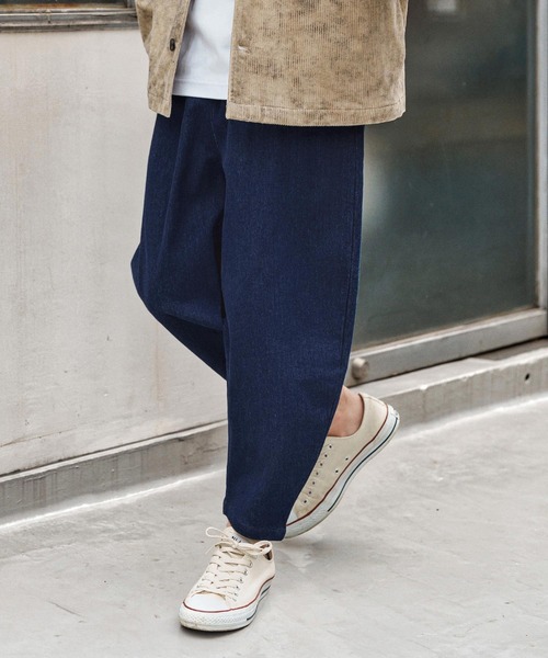 CAMBIO(カンビオ)の「mp13972- Fleece Lining Denim Curve Pants デニムカーブパンツ(CAM25AW-021)(デニムパンツ・メンズ・ブラック/ネイビー/インディゴブルー・L/M/S)」の19枚目の写真