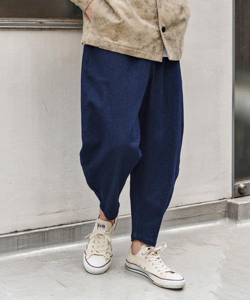 CAMBIO(カンビオ)の「mp13972- Fleece Lining Denim Curve Pants デニムカーブパンツ(CAM25AW-021)(デニムパンツ・メンズ・ブラック/ネイビー/インディゴブルー・L/M/S)」の20枚目の写真