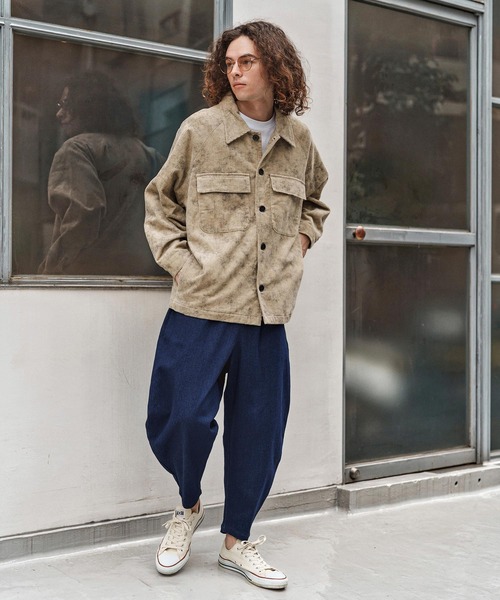 CAMBIO(カンビオ)の「mp13972- Fleece Lining Denim Curve Pants デニムカーブパンツ(CAM25AW-021)(デニムパンツ・メンズ・ブラック/ネイビー/インディゴブルー・L/M/S)」の21枚目の写真