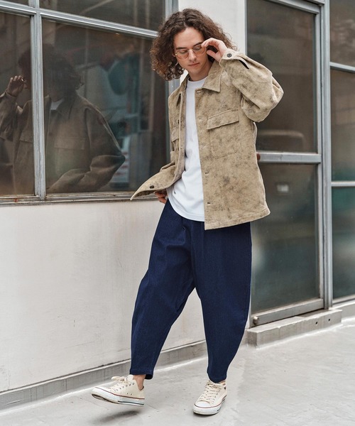 CAMBIO(カンビオ)の「mp13972- Fleece Lining Denim Curve Pants デニムカーブパンツ(CAM25AW-021)(デニムパンツ・メンズ・ブラック/ネイビー/インディゴブルー・L/M/S)」の22枚目の写真