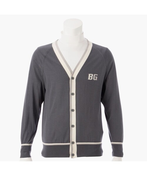 BRIEFING(ブリーフィング)の「【BRIEFING GOLF/ブリーフィングゴルフ】CL MEN’S TRICOLOR KNIT CARDIGAN(カーディガン/ボレロ・メンズ・ネイビー/グレー・M/L)」の2枚目の写真