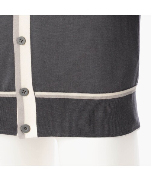 BRIEFING(ブリーフィング)の「【BRIEFING GOLF/ブリーフィングゴルフ】CL MEN’S TRICOLOR KNIT CARDIGAN(カーディガン/ボレロ・メンズ・ネイビー/グレー・M/L)」の12枚目の写真